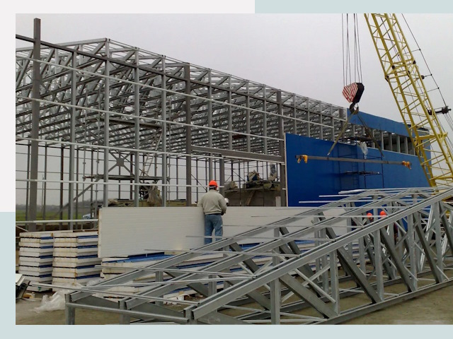 Строительство заводов в Павлово