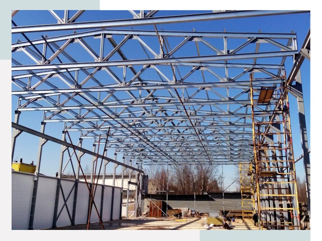 Строительство цехов в Павлово от 608 руб. под ключ