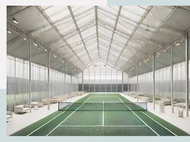 Строительство теннисных кортов в Павлово