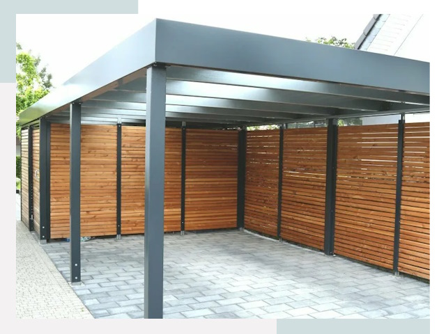 Навесы для парковки в Павлово