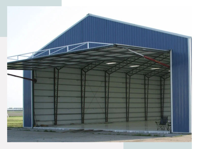 Прямо стенные ангары в Павлово