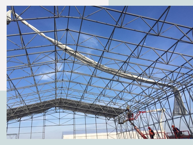 Шатровые ангары от 608 руб. в Павлово и Нижегородской области