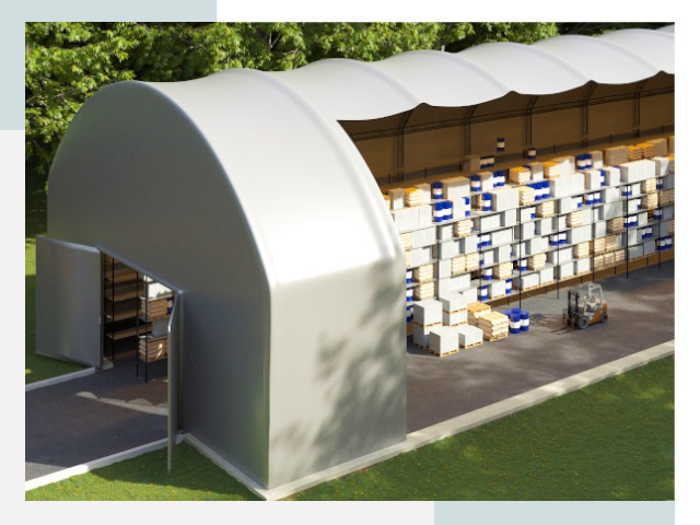 Тентовые ангары в Павлово