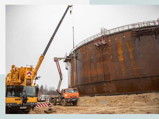 Монтаж резервуаров в Павлово от 608 руб. за м³