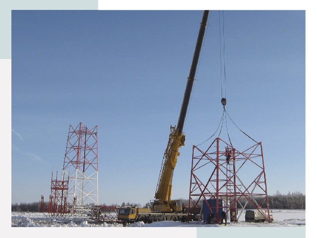 Монтаж вышек связи в Павлово