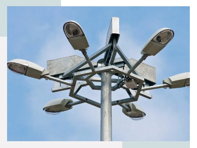 Монтаж осветительных мачт в Павлово