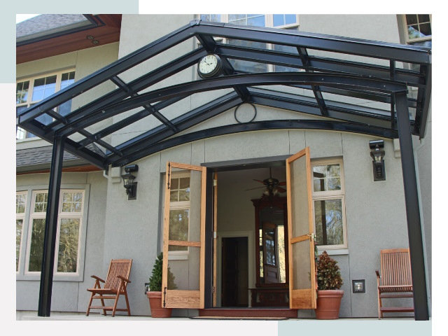 Козырьки металлические в Павлово