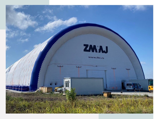 Брендирование ангаров в Павлово