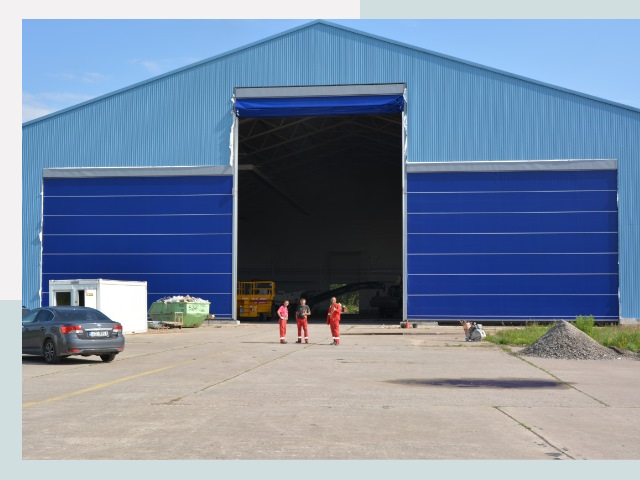 Ангарные ворота в Павлово от СтальСтрой-Пвв по цене 608 руб.