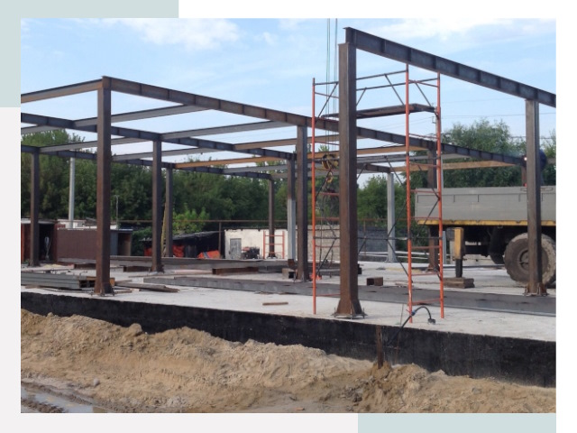 Фундамент для ангаров в Павлово