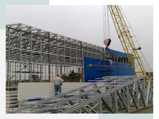 Монтаж ангаров в Павлово