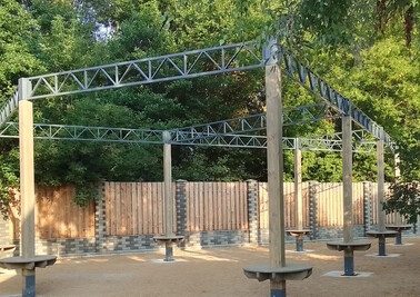 Терраса из металлоконструкций под ключ, проектирование, изготовление и монтаж от СтальСтрой-Пвв